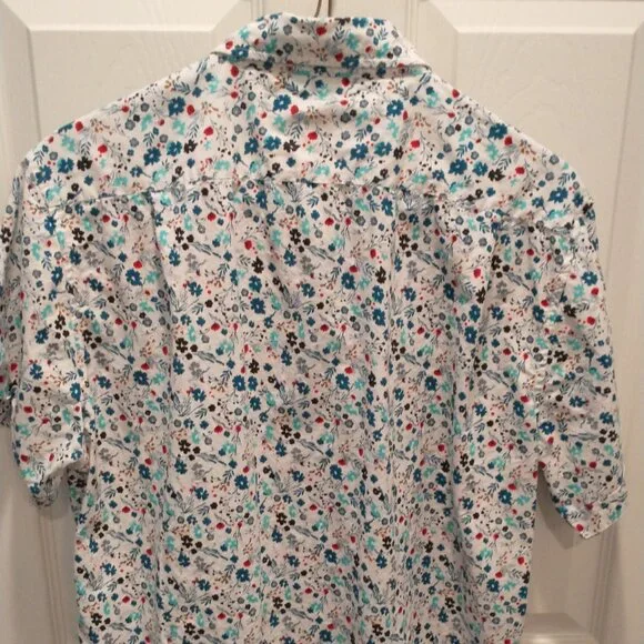 Gentlemen's Outfitter's Men's Short Sleeve Button Up Shirt, Size Large - Picture 2 of 5